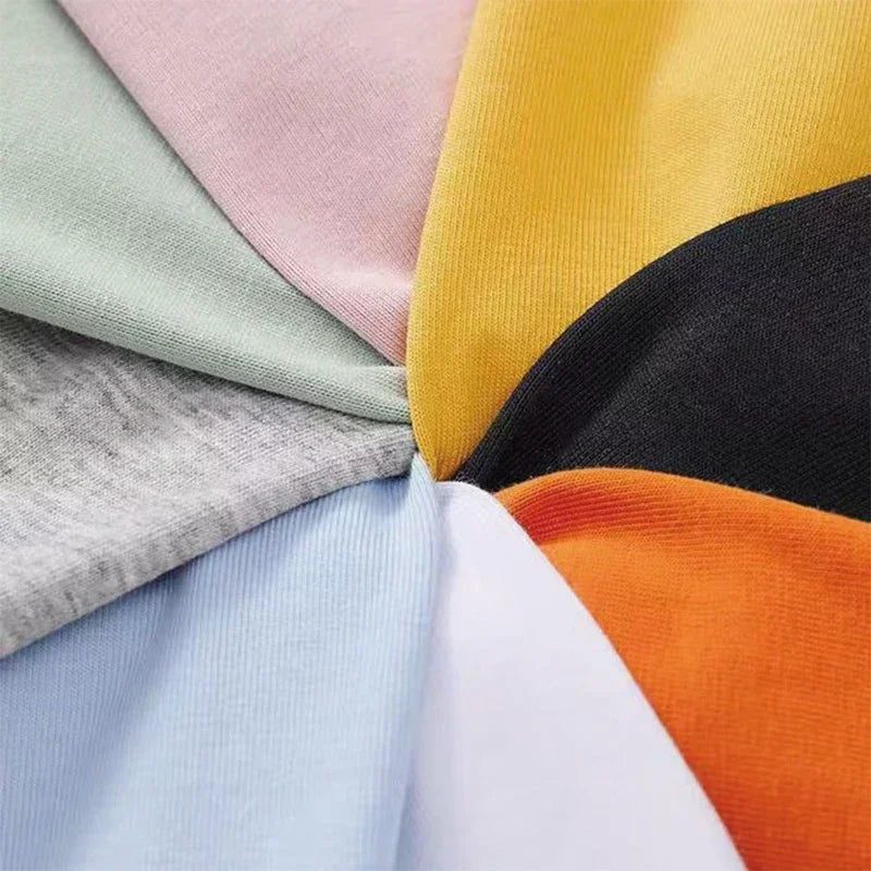 2025, neue Trend Frau Baumwolle T-shirt Frühling Sommer Täglich Casual Mode Oansatz Kurzarm Top Weibliche Hause Outdoor Komfort Tees