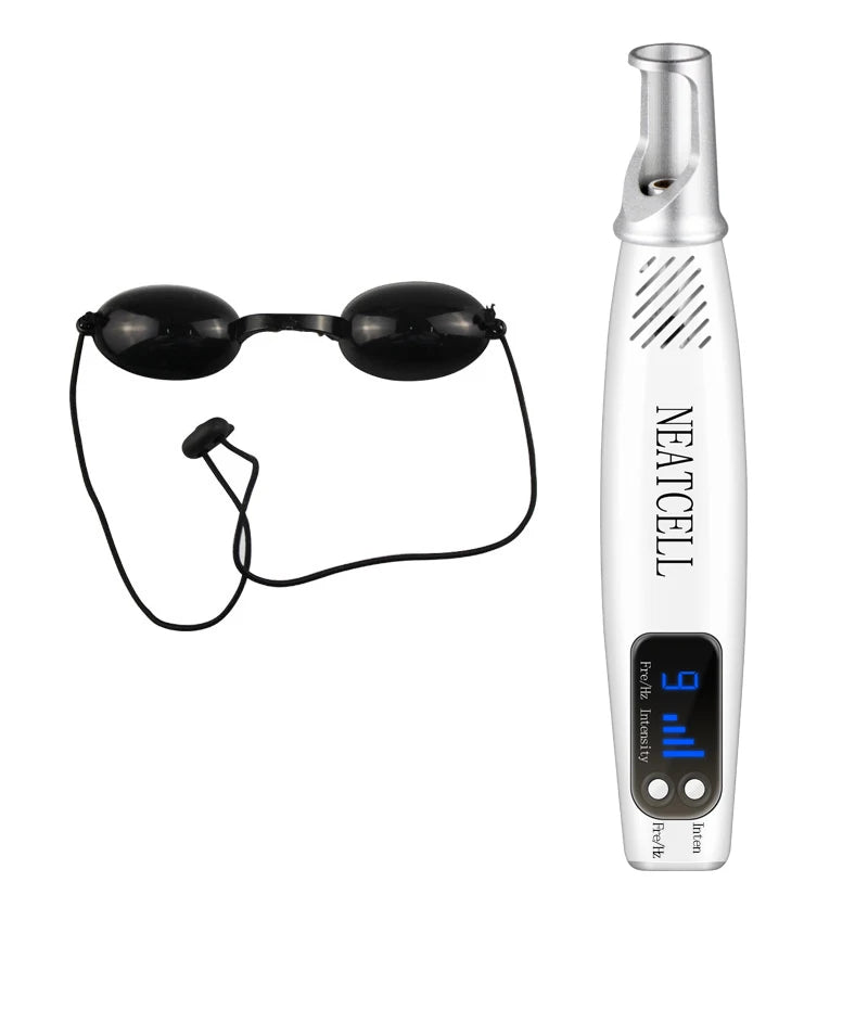 Pikosekunden-Laserpointer zur Entfernung von Maulwurfs, Stift zur Entfernung dunkler Flecken, Tattoo, Akne, Hautpigment, tragbare Entfernungsmaschine, Schönheitsgerät