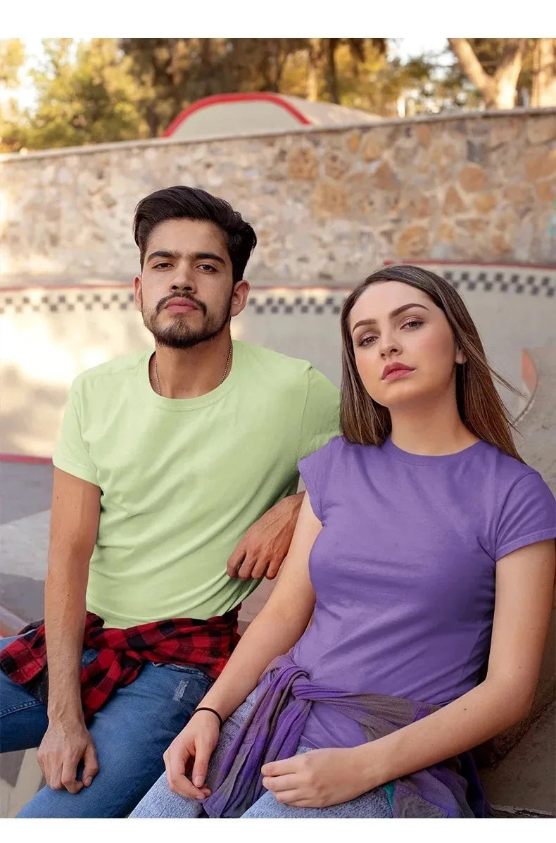 12 Farben übergroßes schweres T-Shirt für Herren, Sommer-Kurzarm-T-Shirt, 100 % Baumwolle, schlichtes Oberteil, lässige Herrenbekleidung