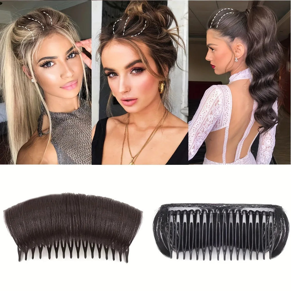 Perücke Kissen Stabile Haar Wurzeln Volumizing Faser Einsatz Kamm Unsichtbare Flauschige Haar Pad Weibliche Erhöhung Artefakt Frisur Werkzeug
