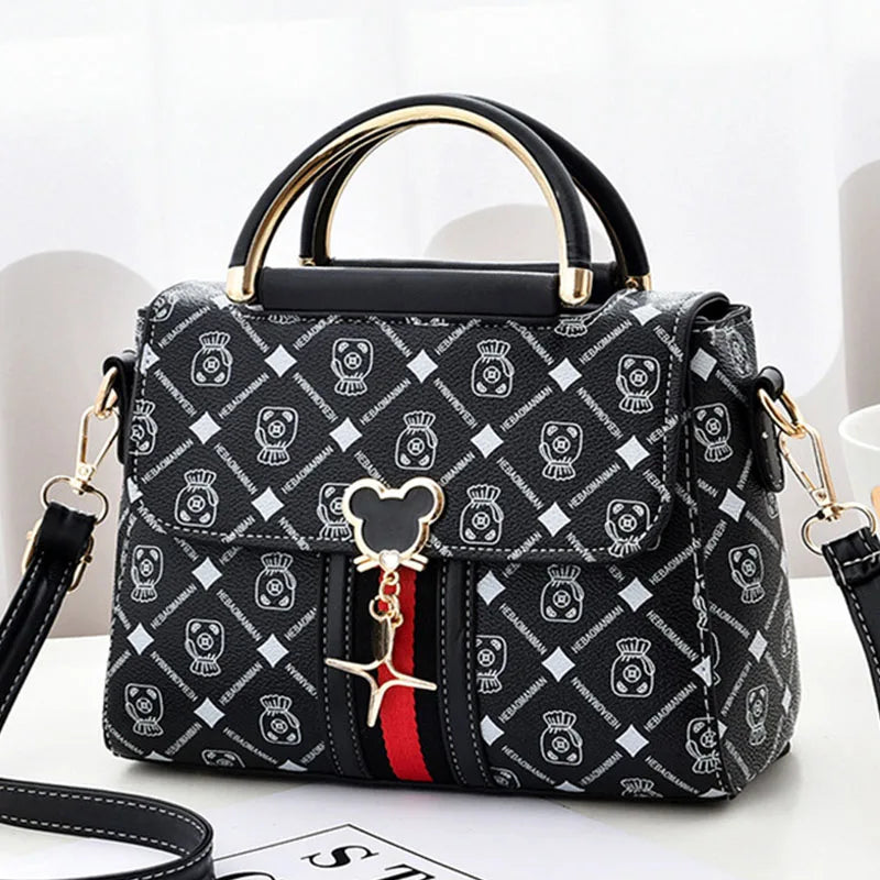 Neue Umhängetasche Damen Tasche Tote Luxus Designer Handtasche Damen Handtaschen Leder Bedrucktes Monogramm Einzelschulter Straddle Bag