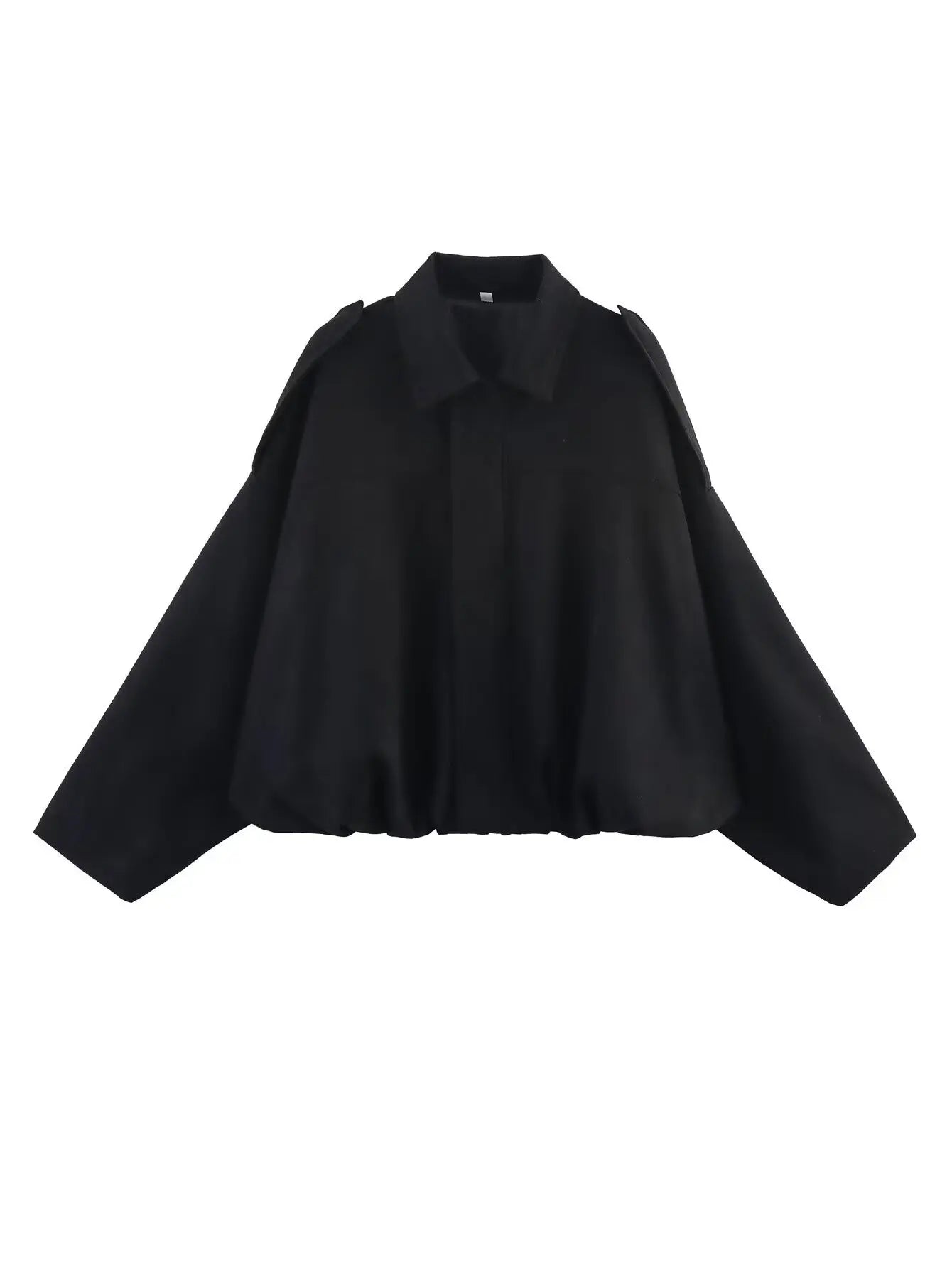 Wildlederjacke im Retro-Stil, Reißverschlusskragen, Oberbekleidung für Damen, mittlere Dicke, lange Ärmel, Street Fashion, lockere Passform, Herbst und Winter