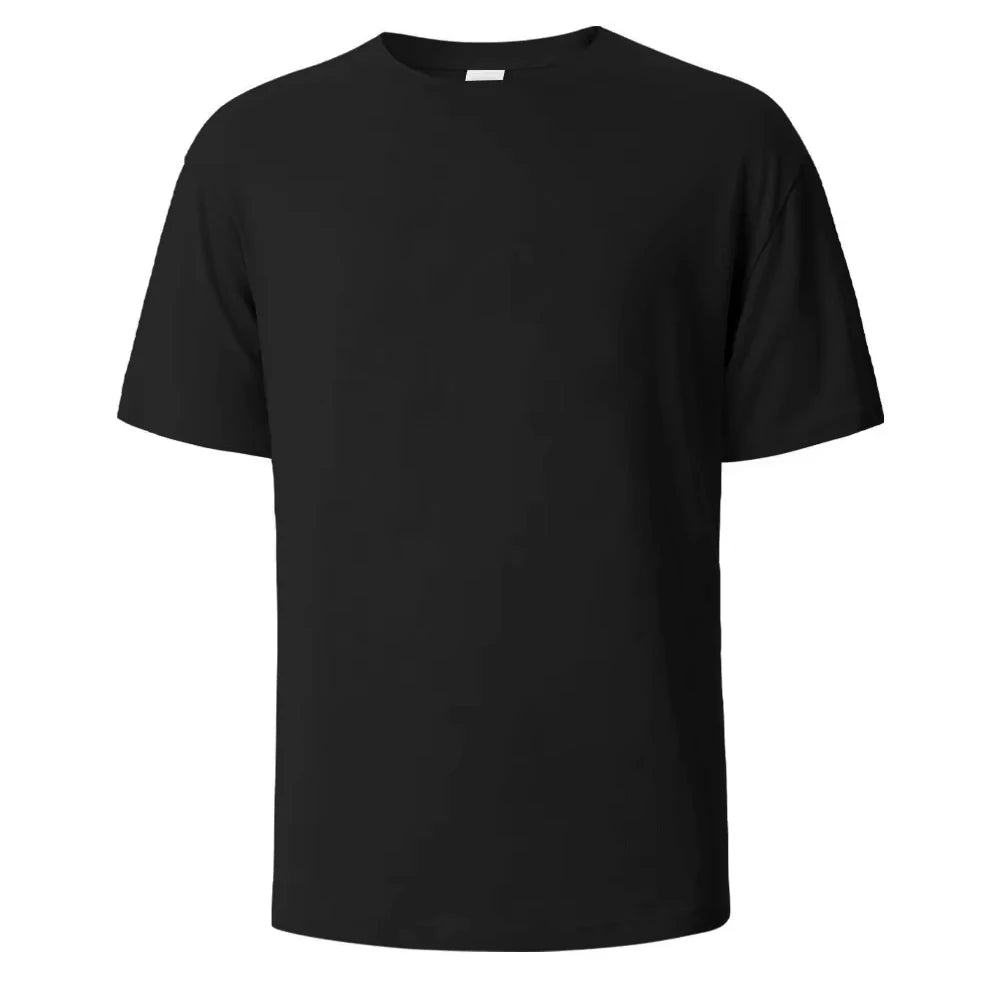 Unisex-T-Shirt aus reiner Baumwolle für den Sommer, Rundhalsausschnitt, bedruckt, kurzärmelig, modisches, sportliches Basic-T-Shirt für Herren, Shirts im Harajuku-Stil