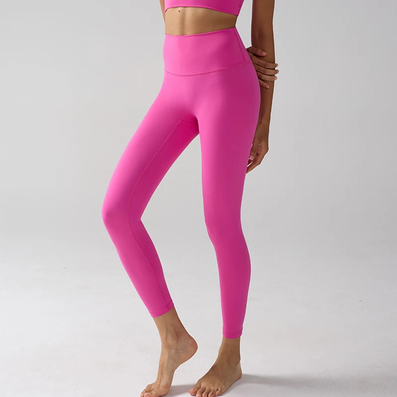 Hohe Taille Nacktgefühl Leggings Frauen Fitness Laufen Yoga Leggings Hosen Energie Gym Enge Leggings Lässige Workout Leggings