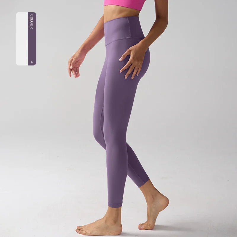 Hohe Taille Nacktgefühl Leggings Frauen Fitness Laufen Yoga Leggings Hosen Energie Gym Enge Leggings Lässige Workout Leggings