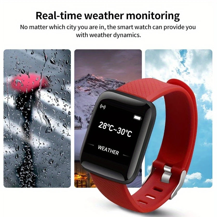 Smartwatch Männer Frauen Armbanduhren Smart Uhr Nachricht Fitness Monitor Armband Geburtstag Geschenk Elektronische Uhr Für Android IOS
