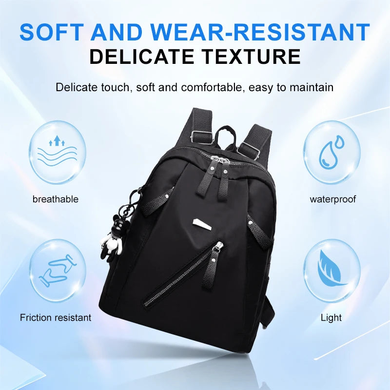 1 Stück trendiger Street-Style-Rucksack für Damen – Oxford-Stoff für Teenager