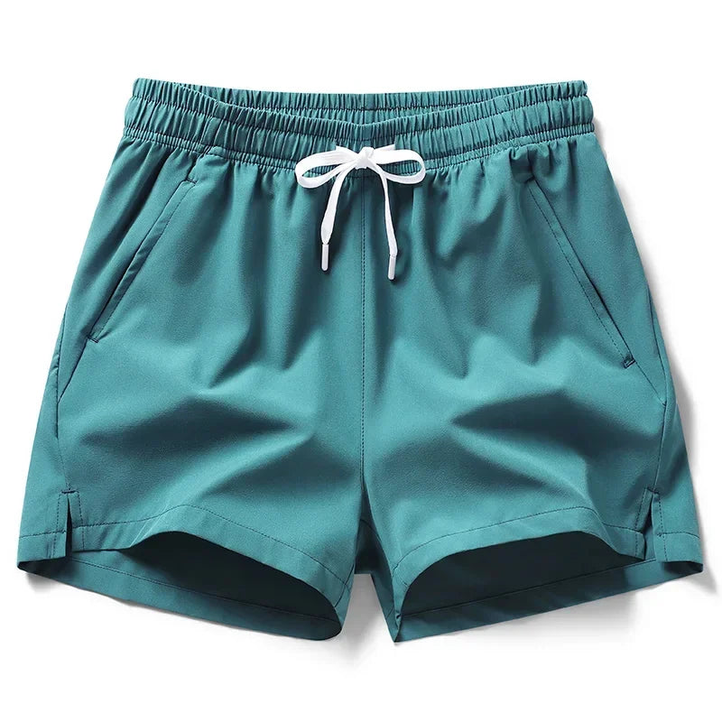 Gym Shorts Herren Sport Jogginghose Taschen Gym Casual Shorts Basic Leichte Hosen Laufen Jogging Strand Shorts Männer Bademode