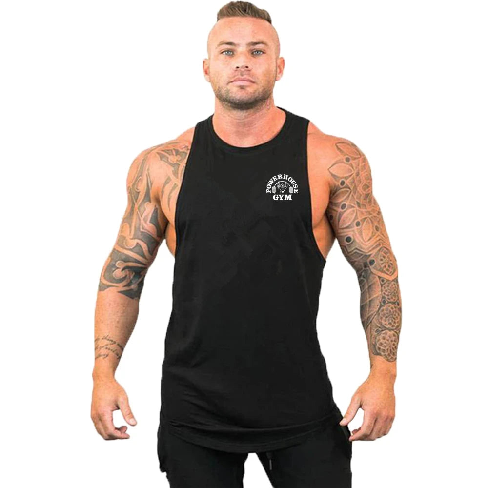Gym Top Männer Hemd Mann Fitness männer Kleidung Weste Singuletts T-shirts Kleidung Bodybuilding Stringer Westen Muskeln Singulett Tops
