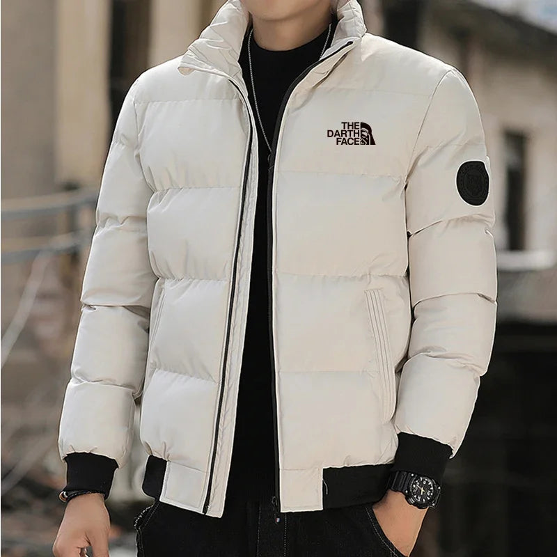 Herren-Winterjacke, Baumwollmantel, dick, warm, winddicht, Parka für kaltes Wetter, mit Kapuze, wärmeisolierte Outdoor-Kleidung für Schnee