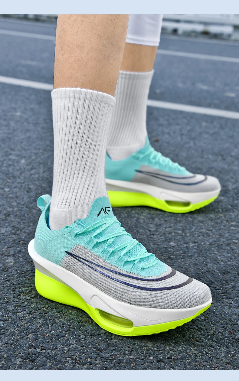 Luftpolster-Laufschuhe, Marathon-Spezialität, Herren, Sport, atmungsaktiv, leicht, Damen, bequem, sportlich, rutschfest