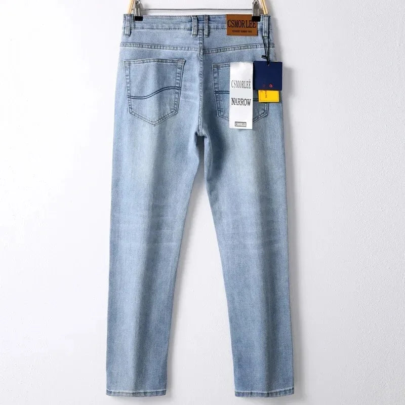 2026 Marken-Jeans Sommer-Stil Ultra-Dünne Leichte Herren-Jeans Mode Männliche Casual Denim Herren-Jeans Slim Fit Großhandel Jeans