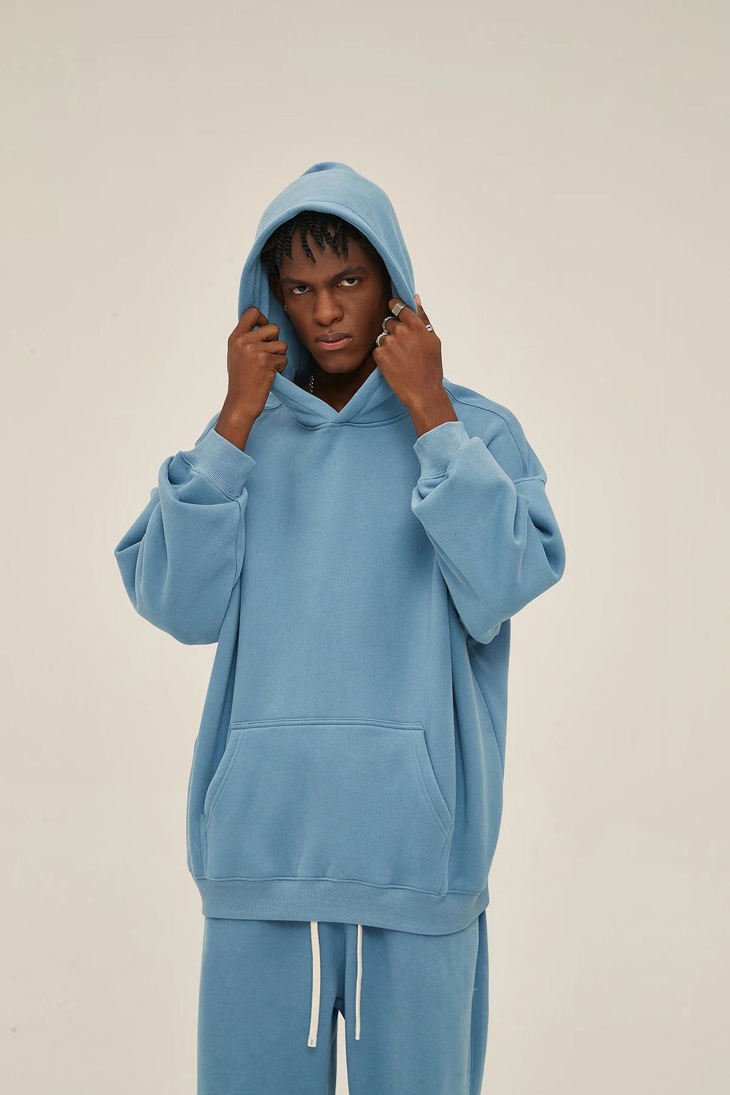 Loose fleece sweater
