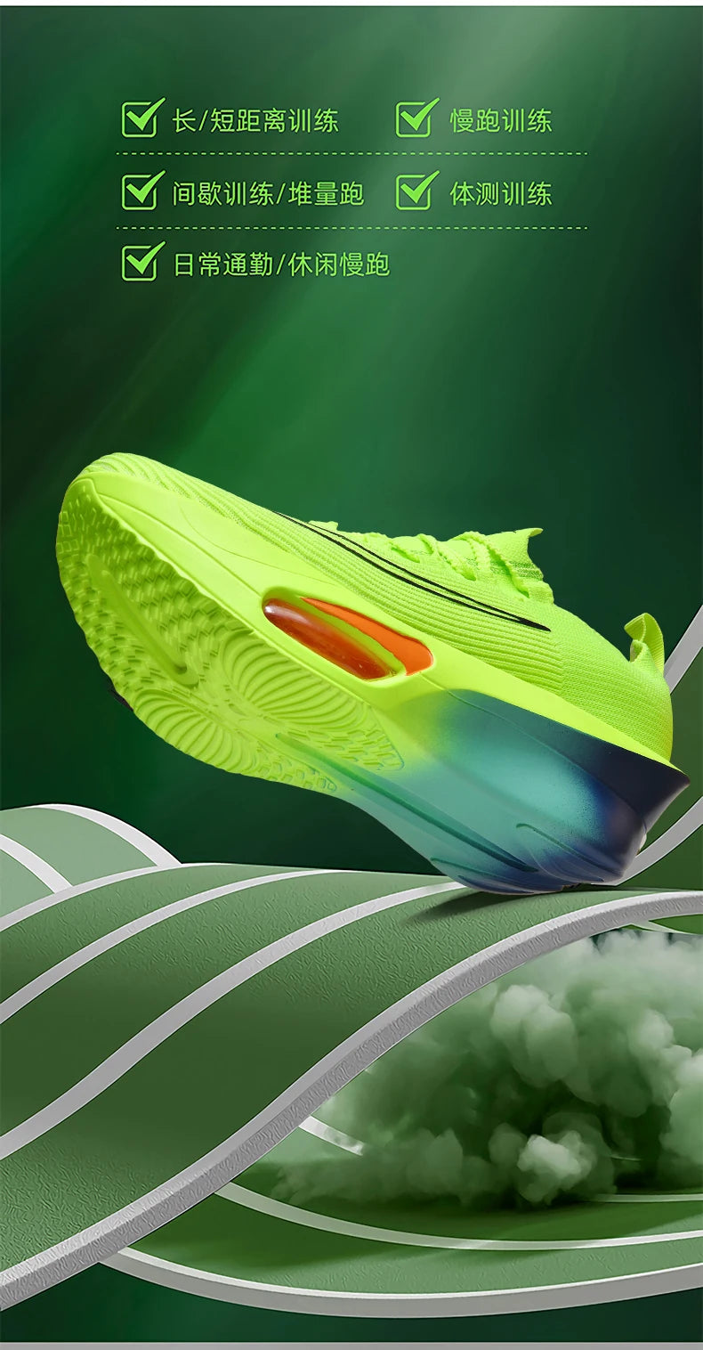 Luftpolster-Laufschuhe, Marathon-Spezialität, Herren, Sport, atmungsaktiv, leicht, Damen, bequem, sportlich, rutschfest