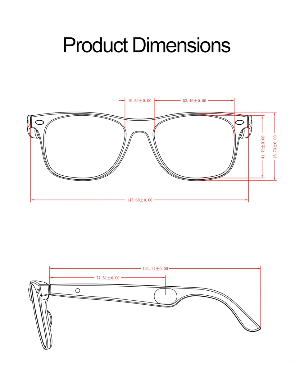 AI Intelligent Translation Glasses 163 Online Language AI Automatic Dialogue Translation Bluetooth Translation Glasses Men Women