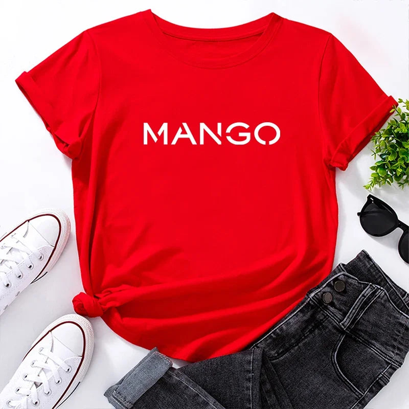 2025, neue Trend Frau Baumwolle T-shirt Frühling Sommer Täglich Casual Mode Oansatz Kurzarm Top Weibliche Hause Outdoor Komfort Tees