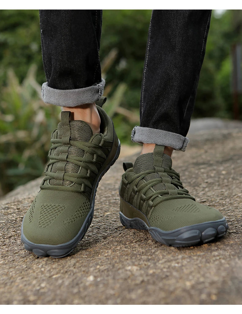 Neue Wanderschuhe, Übergröße, Paar Outdoor-Sportschuhe, breite Handfläche, breite letzte Schuhe, Barfuß-Freizeitschuhe, Indoor-Yoga-Fitness