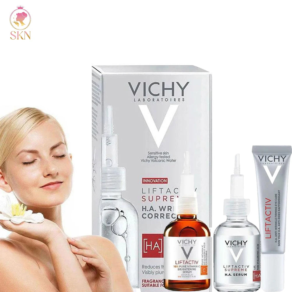 Vichy Koreanisches Vitamin C Gesichtsserum Hydratisierendes Shot Straffendes Booster Gesichtscreme Augenserum Tägliche Feuchtigkeitspflege Hautverbesserung