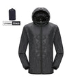 JNLN Unisex Wanderjacke Herren Damen Wasserdicht Schnelltrocknend Camping Windjacke Outdoor Trekking Angeln Regenmantel Anti UV Kleidung