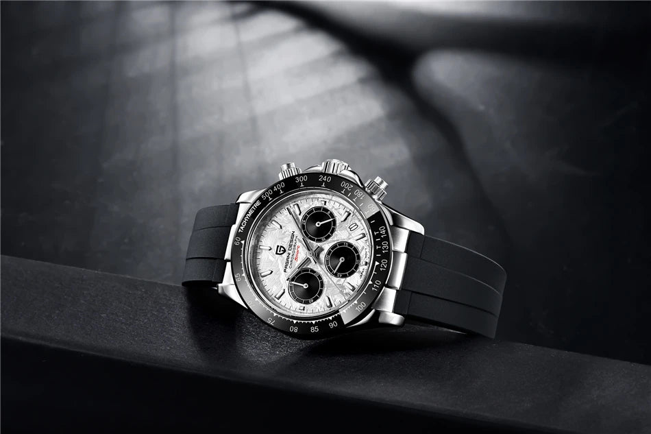 40mm Neue V2 PAGANI DESIGN männer Quarz Uhren Sapphire Retro Chronograph Edelstahl Wasserdichte Uhr Männer Relogio Masculino