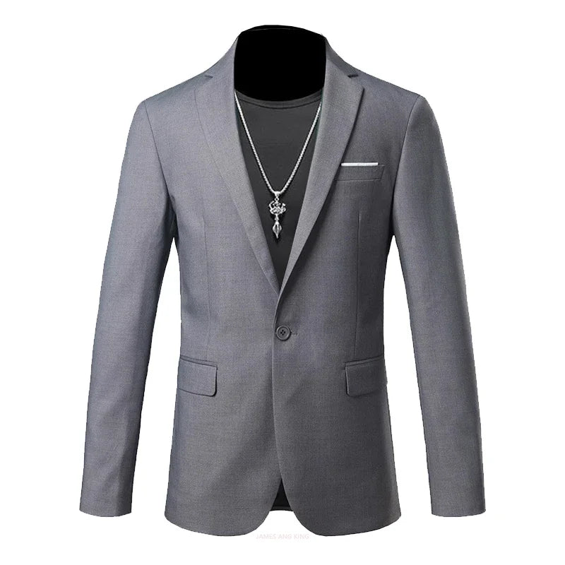Boutique Mode Einfarbig High-end-Marke Casual Business herren Blazer Bräutigam Hochzeit Kleid Blazer für Männer Anzug Tops jacke Mantel