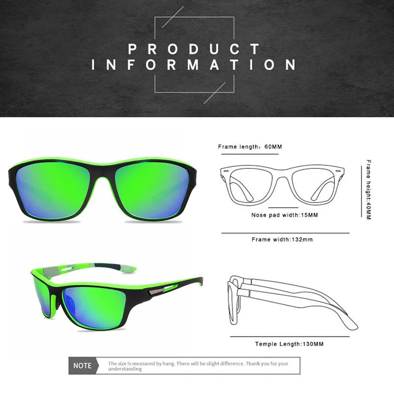 2023 New Fashion Polarized Sunglasses Color Changing Men Outdoor Sports Cycling Eyewear Road Mountain Bike Cycling Glasses