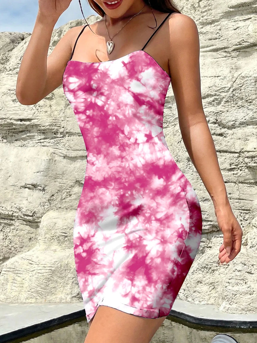 Sommer-Partykleid für Damen, Clubkleid für den Abend, Mini-Kleid zum Ausgehen, Y2K-Bodycon-Kleid, Strandkleid, lässiges kurzes Kleid, Clubwear für Damen