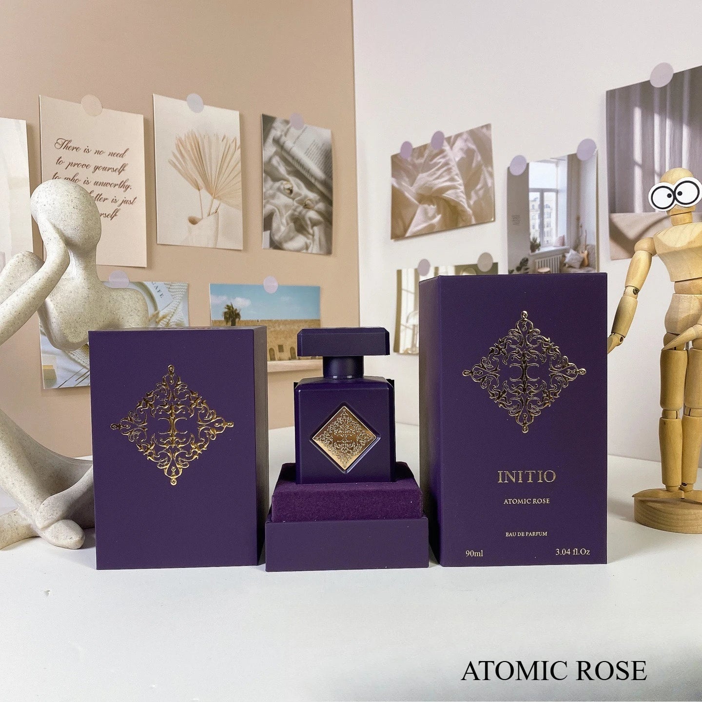 90 ml Parfüm Oud Vanilla Moschus Rose für elegante, reiche Unisex, langanhaltender orientalischer holziger Duft, täglicher Duft, Nischenparfums