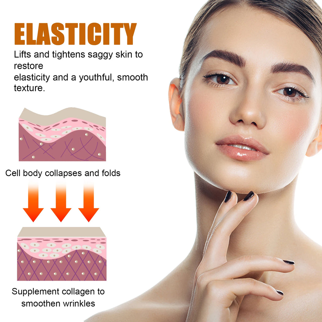 Kollagen-Gesichtsserum, feuchtigkeitsspendend, straffend, glättend, nährend, aufhellend, Gesichtshaut, verblasst feine Linien, Anti-Aging-Gesichtsessenz