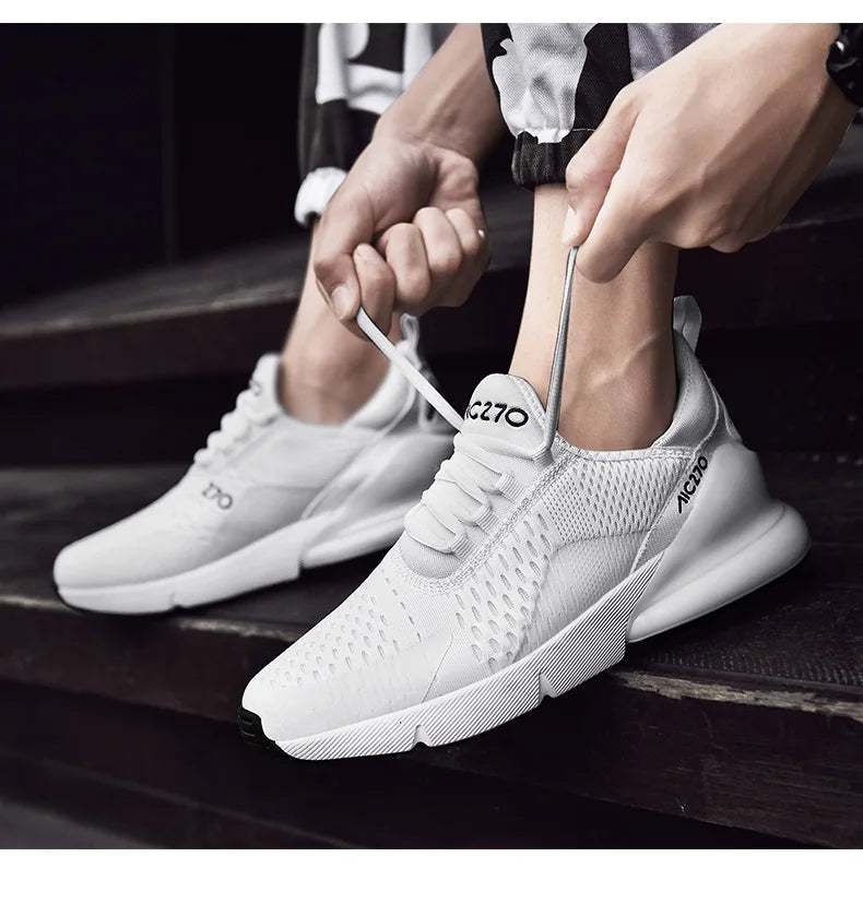 Herren-Sneaker für Outdoor-Jogging, Sportschuhe für die Herbstsaison, Damen-Freizeitschuhe, Plattform-Mesh-Atmungsaktive Freizeitschuhe, Größen 36-47