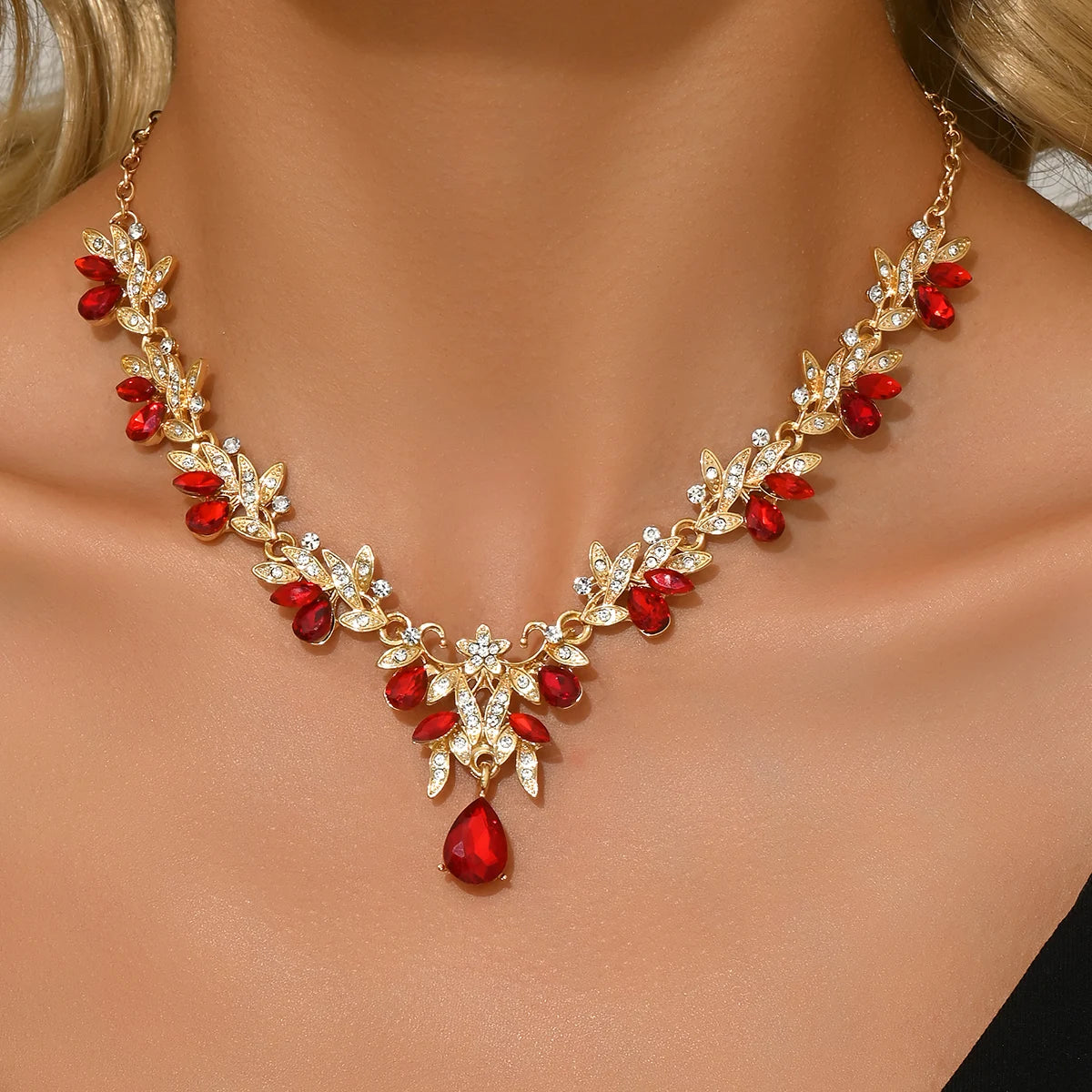 1PC Women's Fashion Flower Design Necklace Jewelry Suitable for Date, Party, Festival Gifts-2174