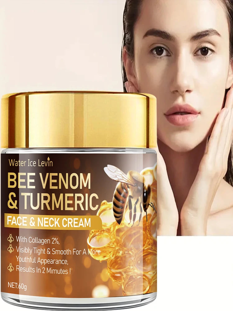 Bee Venom Instant Facial Lifting Cream strafft und strafft die Haut, glättet die Haut |     Alkoholfrei, mit Hyaluronsäure, geeignet für alle Hauttypen