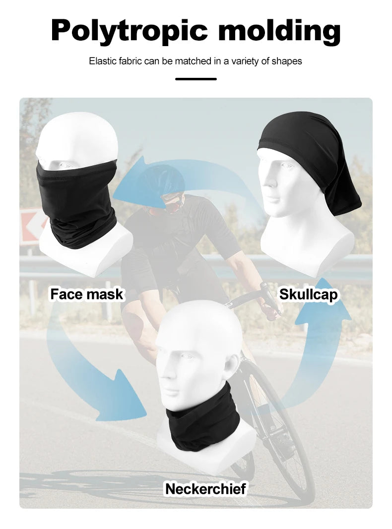 Cycling Face Mask Absorb Sweat Breathable Fishing Training Sport UV Face Scarf Neck Gaiter Summer Face Bandana