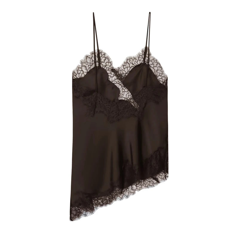 MUJER Schwarze Spitzen-Tops für Frauen, Leibchen, sexy rückenfreie Tops für Damen, 2022, Sommer, ärmellose Damen-Tops, Träger, Strand-Top, weiblich