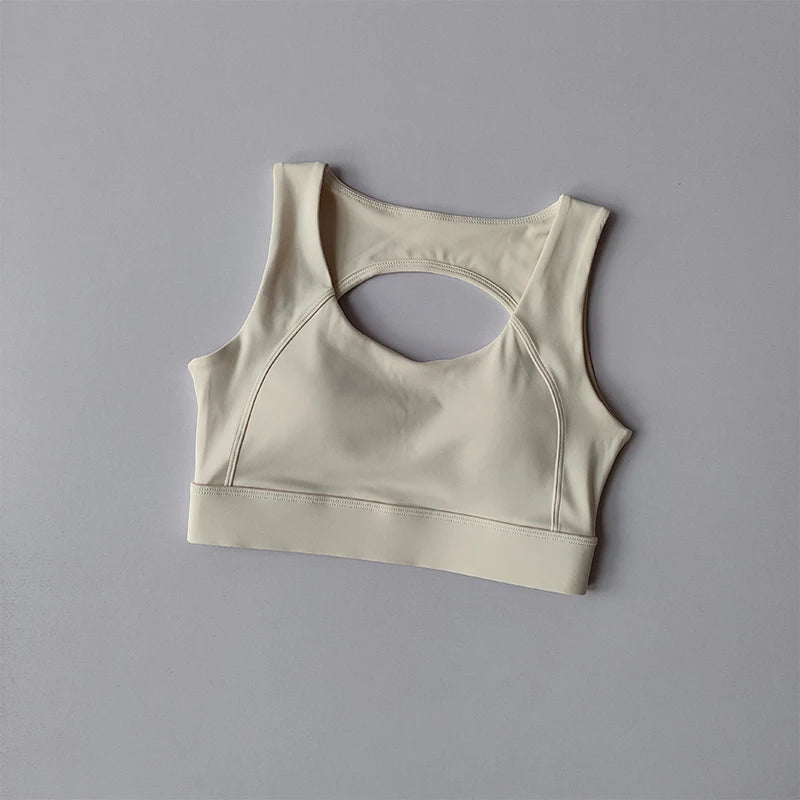 Beautiful Back Sports Underwear Shock-proof Running Anti-sagging Yoga Bra High-intensity Training Top Fitness Clothing Vest