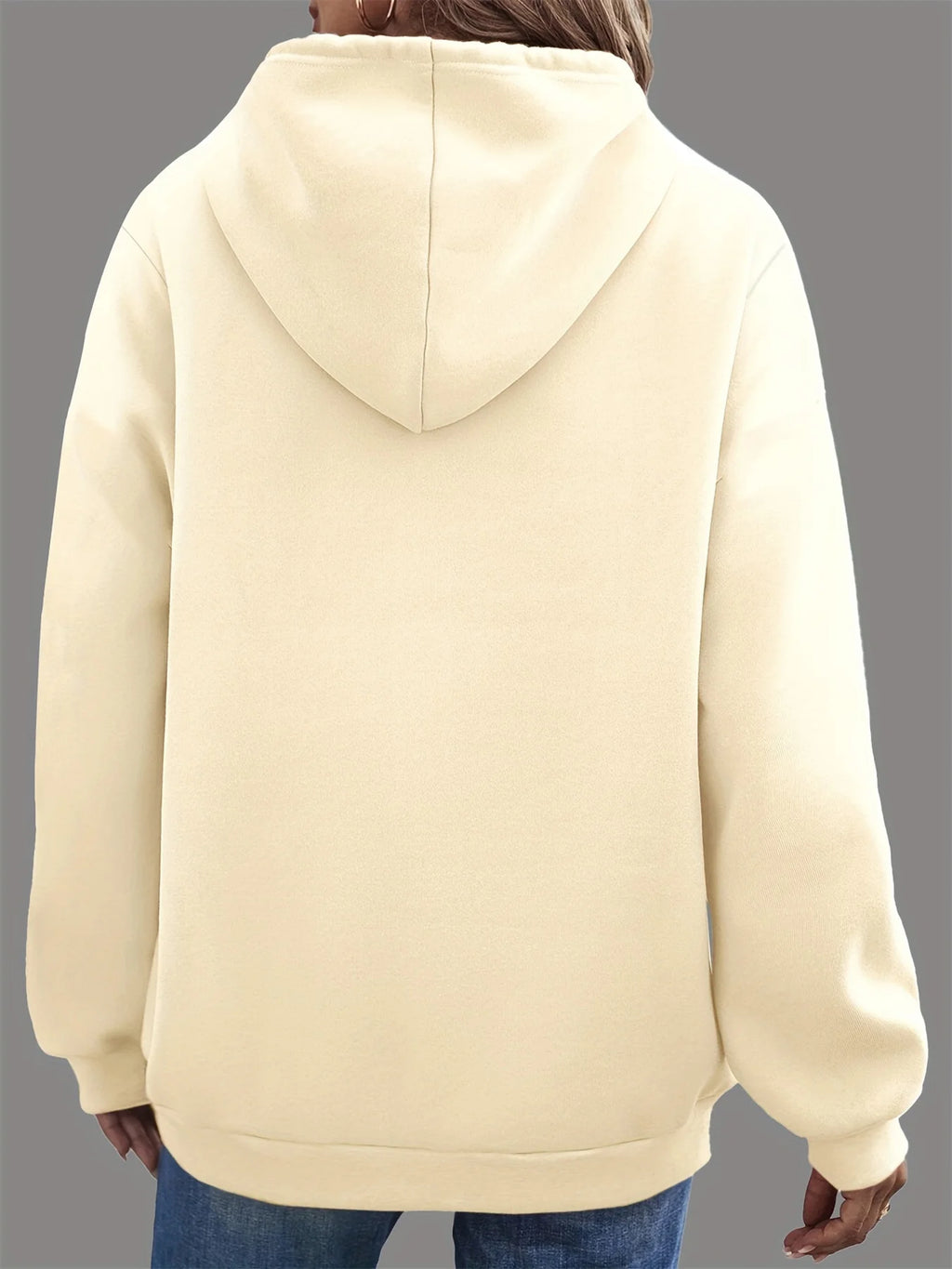 Warmes, lockeres, lässiges, langärmliges Damen-Sweatshirt aus Wildleder mit Musterdruck für Herbst und Winter