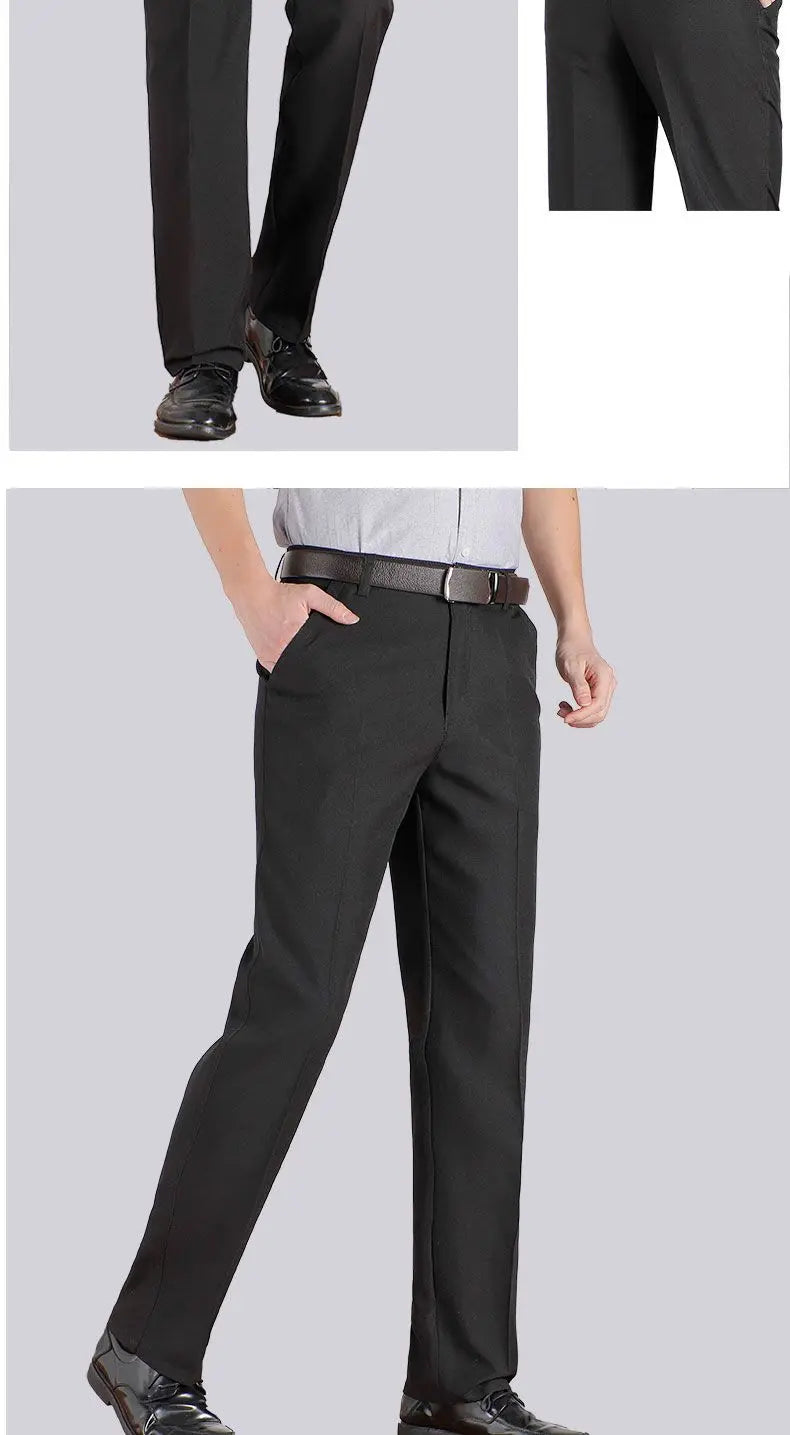 Hohe Qualität männer Anzug Hosen Klassische Sommer Frühling Hosen Hohe Taille Herbst Hosen Business Casual Hose Dropshipping Gozbkf