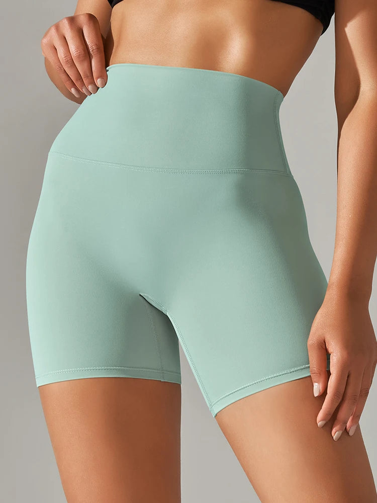Frauen Sport Kurze Yoga Legging Shorts Squat Proof Hohe Taille Fitness Enge Shorts Schnell Trocknend Radfahren Workout Gym Shorts
