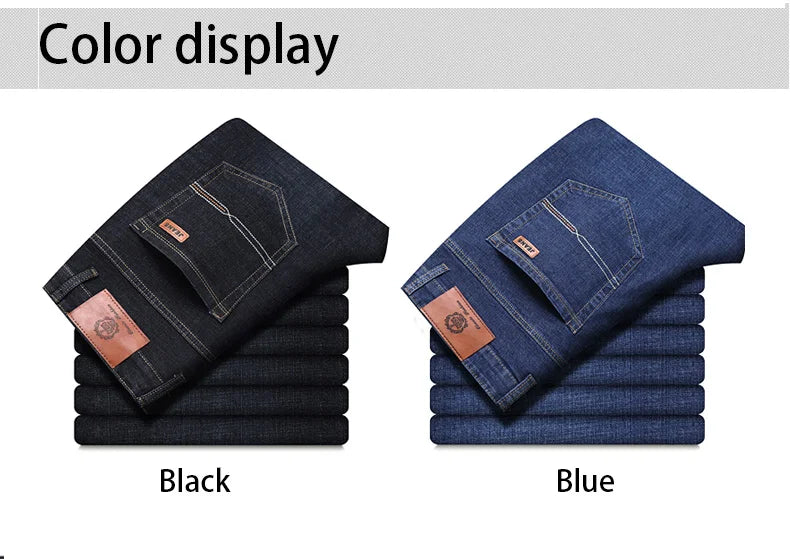 Neue Männer Klassische Jeans Jean Homme Pantalones Hombre Männer Mannen Weiche Schwarz Biker Masculino Denim Overalls Herren Hosen Größe 32-38