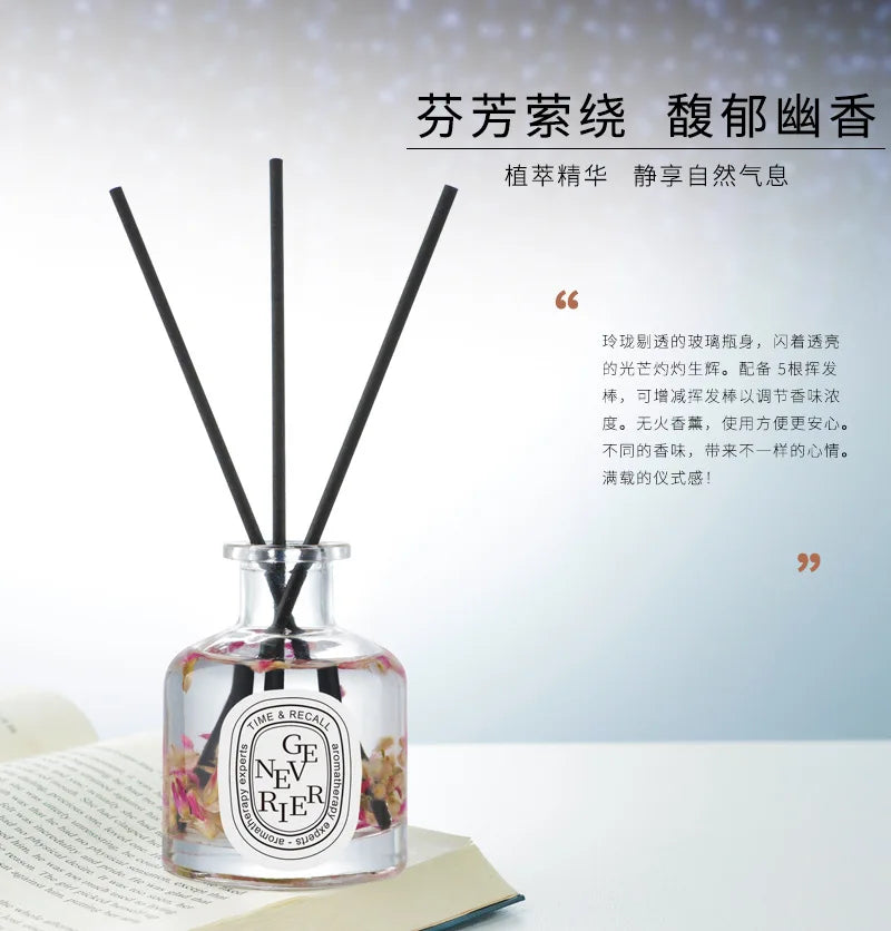 50 ml Reed Diffusor Sets Hotel Badezimmer Rattan Sticks Aromatherapie Diffusor Lufterfrischer Pflanze Hause Duft Nachfüllen Öl