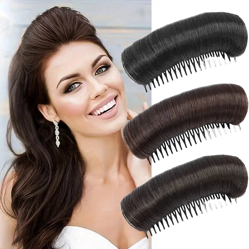 Perücke Kissen Stabile Haar Wurzeln Volumizing Faser Einsatz Kamm Unsichtbare Flauschige Haar Pad Weibliche Erhöhung Artefakt Frisur Werkzeug