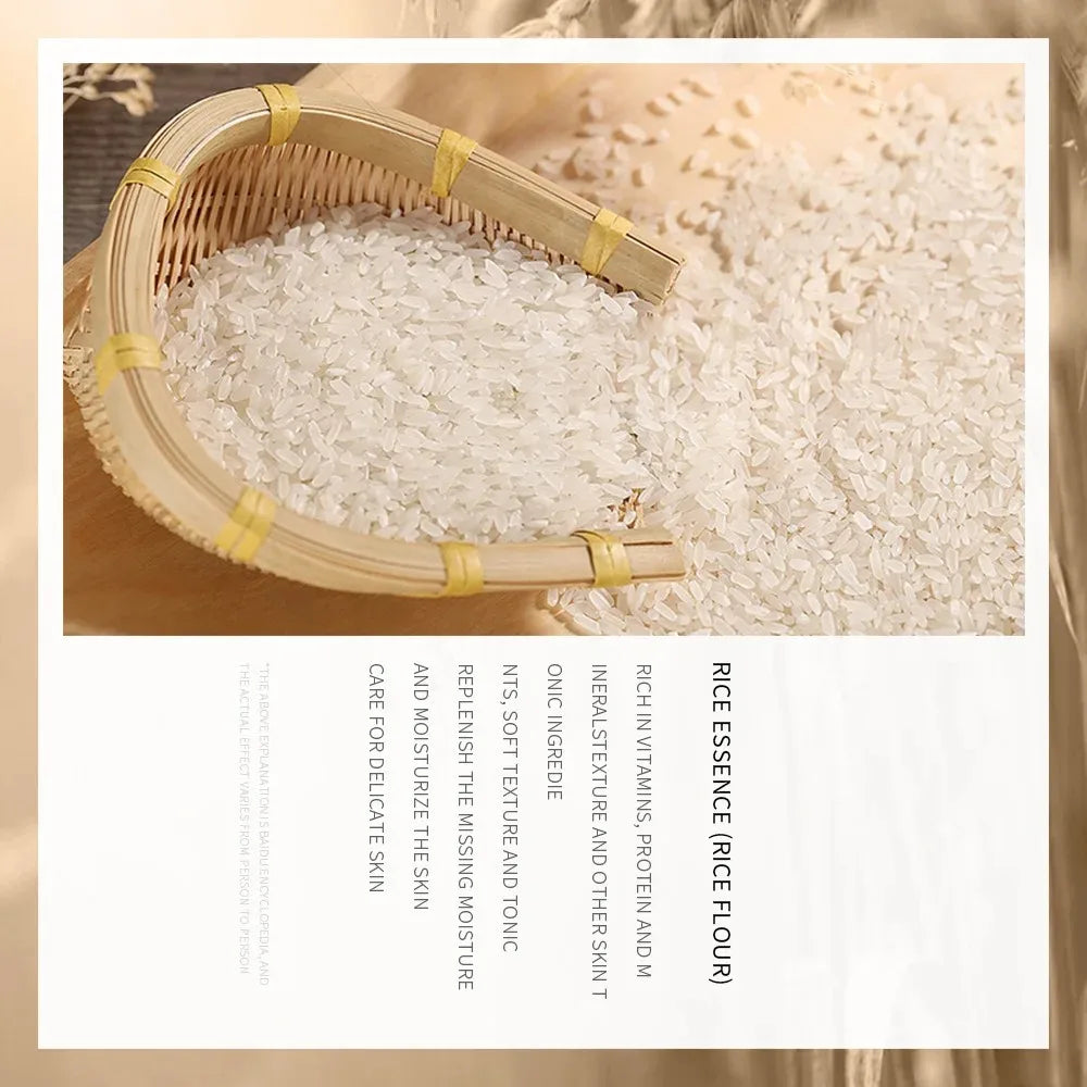 Rice Raw Pulp Serum Hyaluronsäure Gesicht Nährende Feuchtigkeitsspendende Bleaching Anti-Falten Schrumpft Poren Hautpflege Schönheit Gesundheit