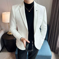 Neue Mode Anzug Mantel männer Slim Fit Hirschleder Samt Elegante Luxus Blazer Mantel Business Casual Hochzeit Plus Größe Anzug 4XL-S