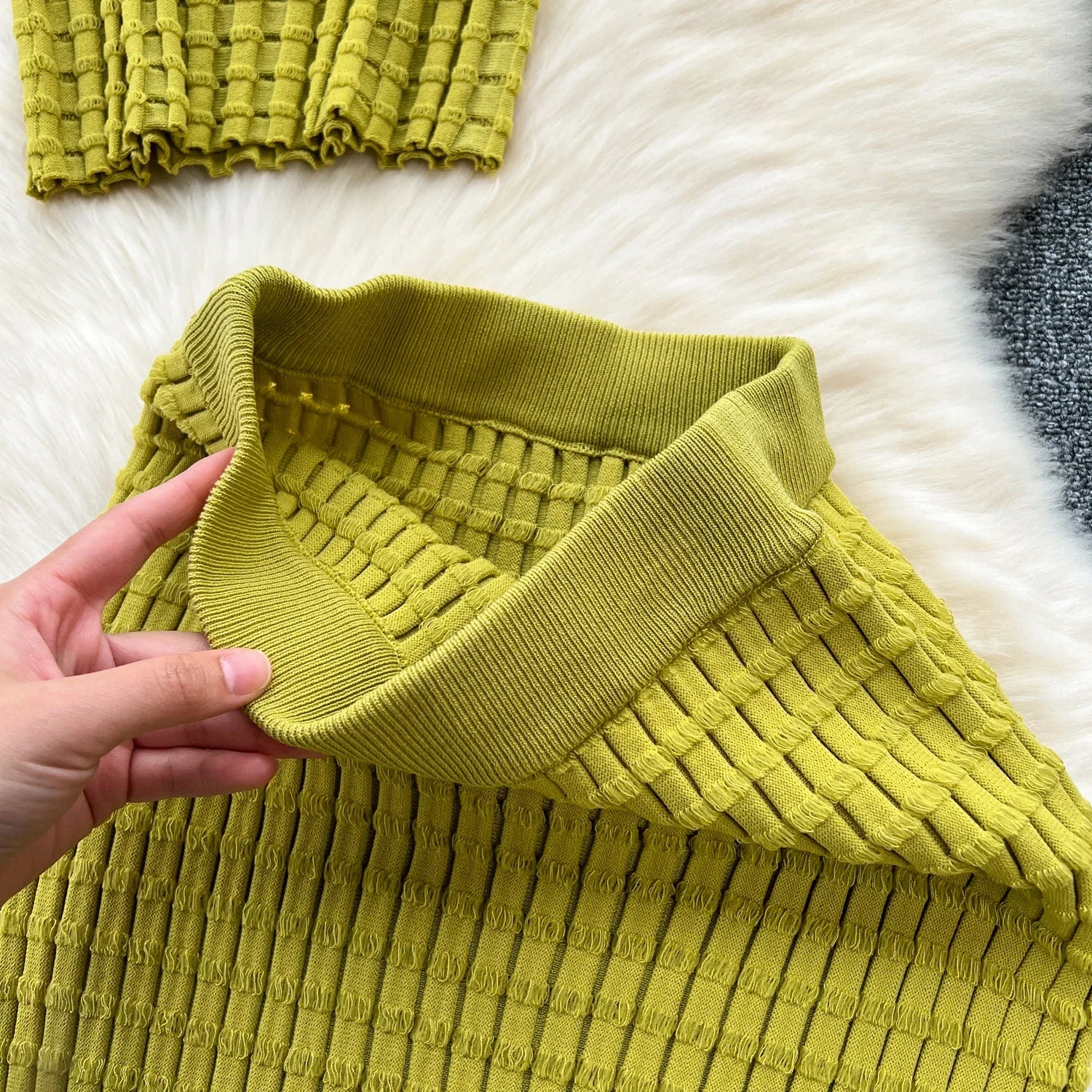 Sommer Frauen Mode Rock Set sexy ärmellose Tanktops hohe Taille schlanke lange Saya weibliche zweiteilige Anzüge stricken feste Kleidung