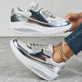 Mesh Breathable Women Casual Sneakers Lace-up Vulcanized Shoes Ladies Platform Sneakers Female Shoes Plus Size Zapatos De Mujer