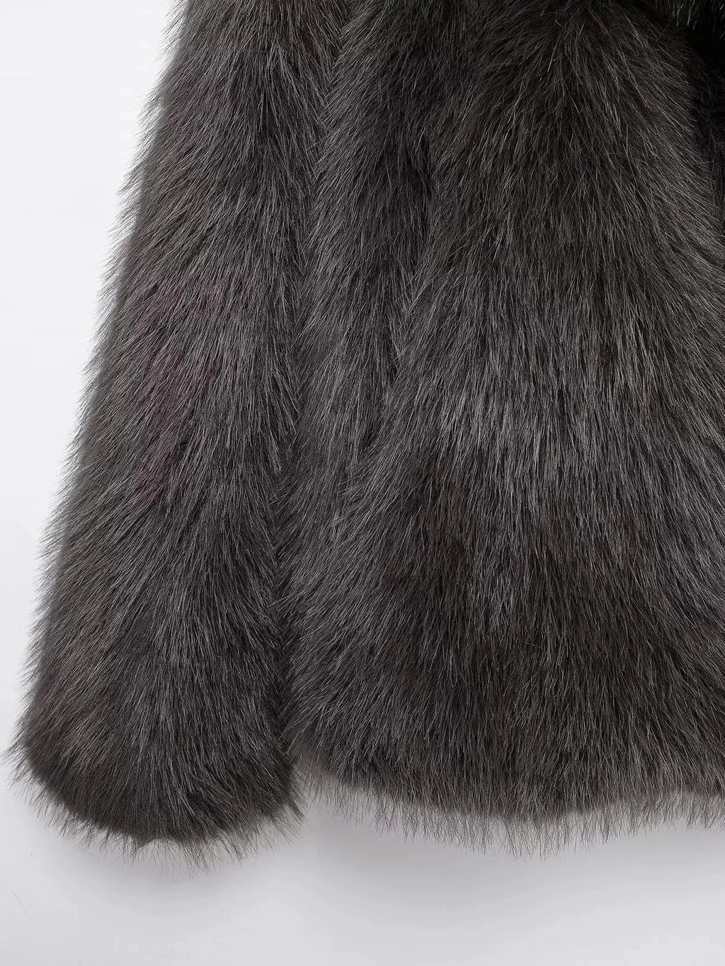 KONDALA 2025, Herbst und Winter, lässig, Kunstpelz, braun, für Damen, warme Jacken, Streetwear, Umlegekragen, Weihnachten, übergroße, elegante Mäntel