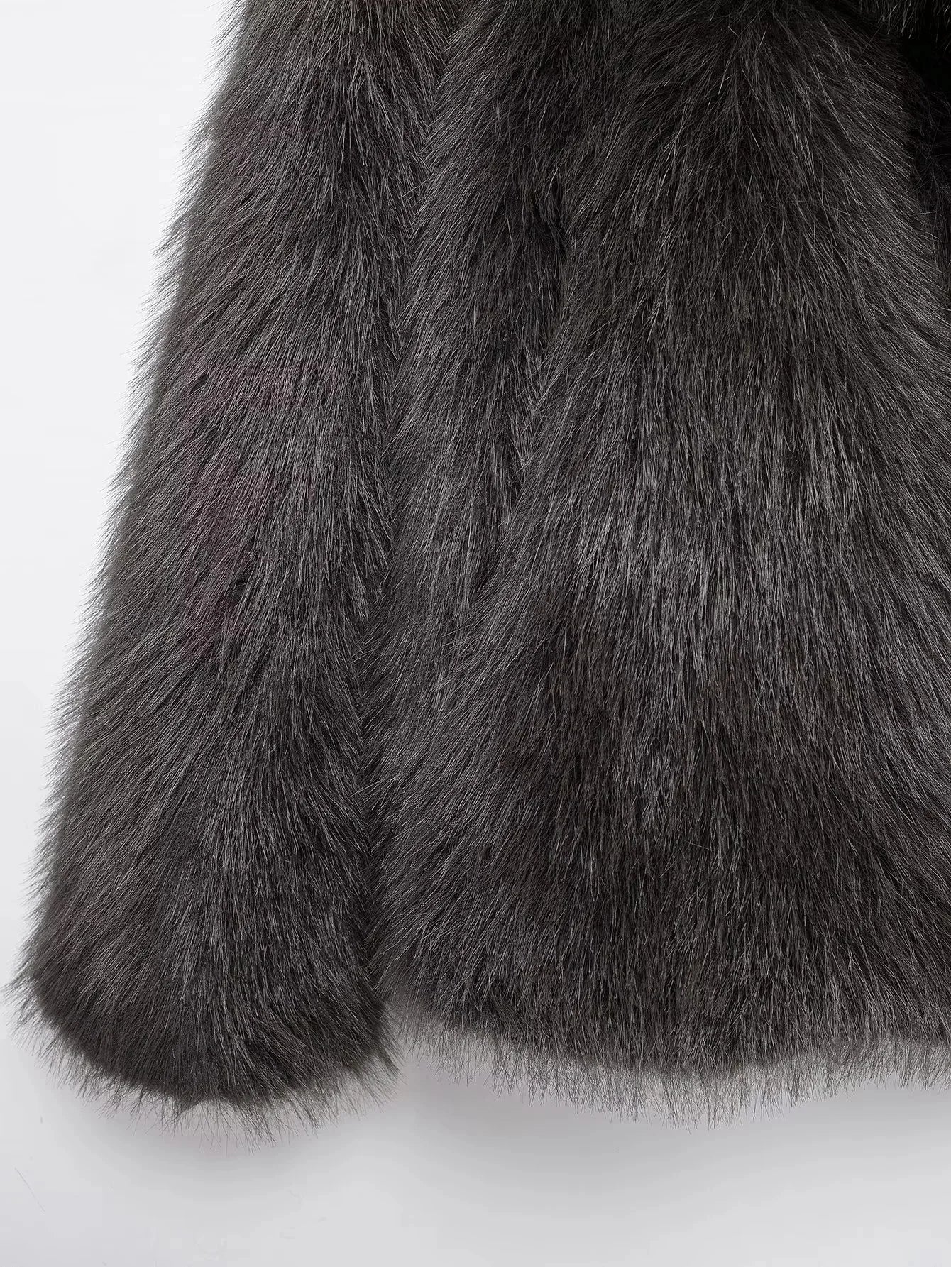 KONDALA 2025, Herbst und Winter, lässig, Kunstpelz, braun, für Damen, warme Jacken, Streetwear, Umlegekragen, Weihnachten, übergroße, elegante Mäntel