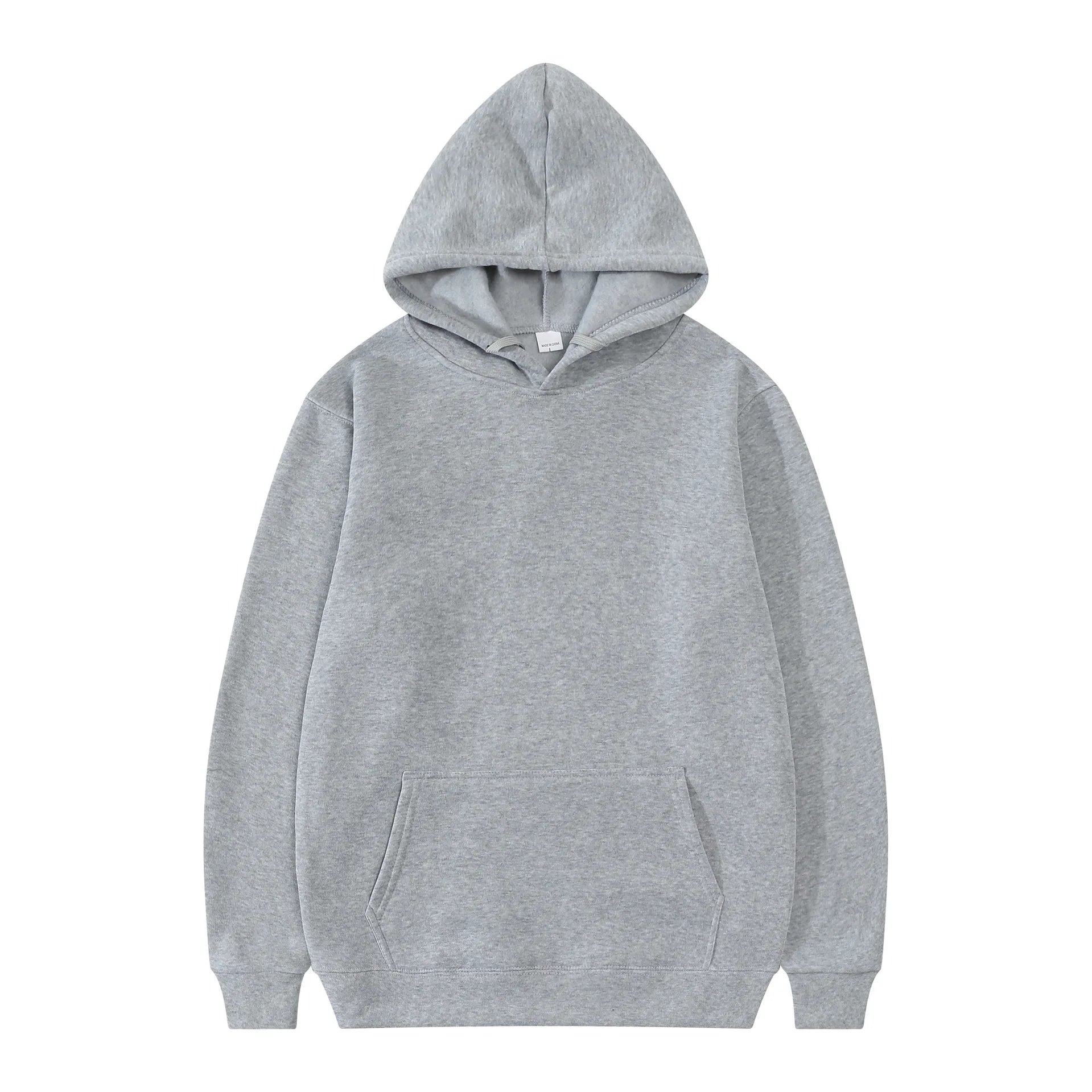 Herren Street Fashion Hoodie, lässiger Sweatshirt, einfarbiger Kapuzenpullover für Männer