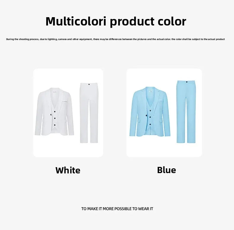 Herren Casual Hochzeitsanzug Slim Fit Zweiteiliges Set Sommer Neuer Stil Große Größe Business Formelle Kleidung Bequemes Oberteil und Hose