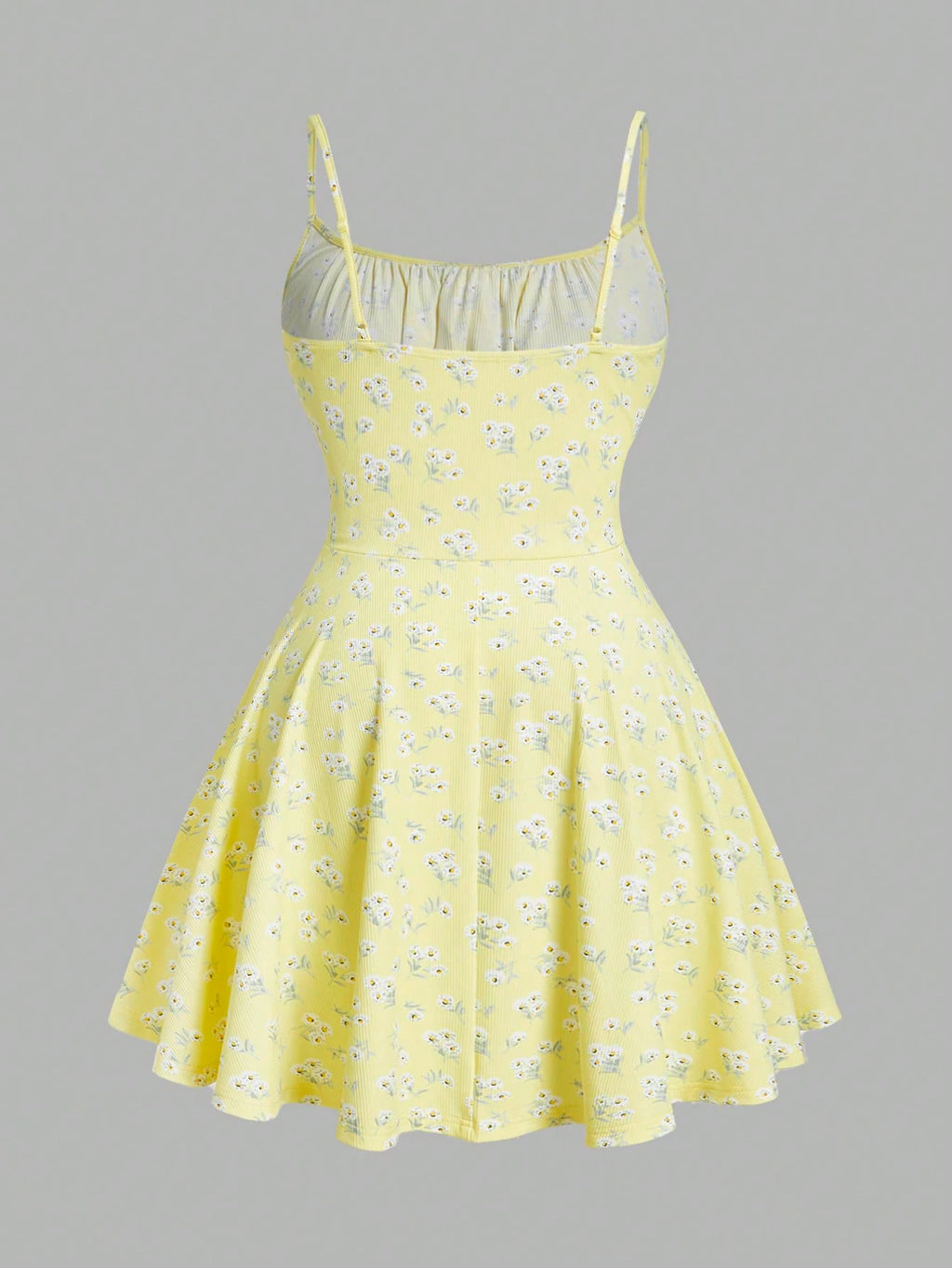 Neues, modisches, florales, elegantes, ärmelloses, dünnes Träger-Unterhemdkleid